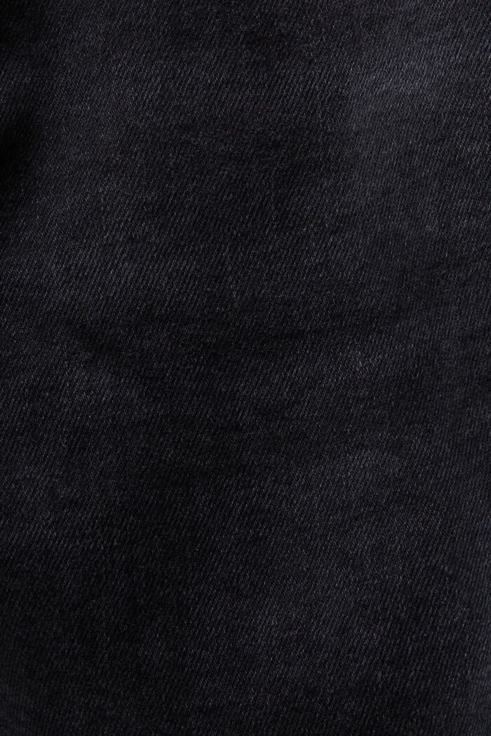 Slim-jeans med høj talje, BLACK RINSE, detail image number 6