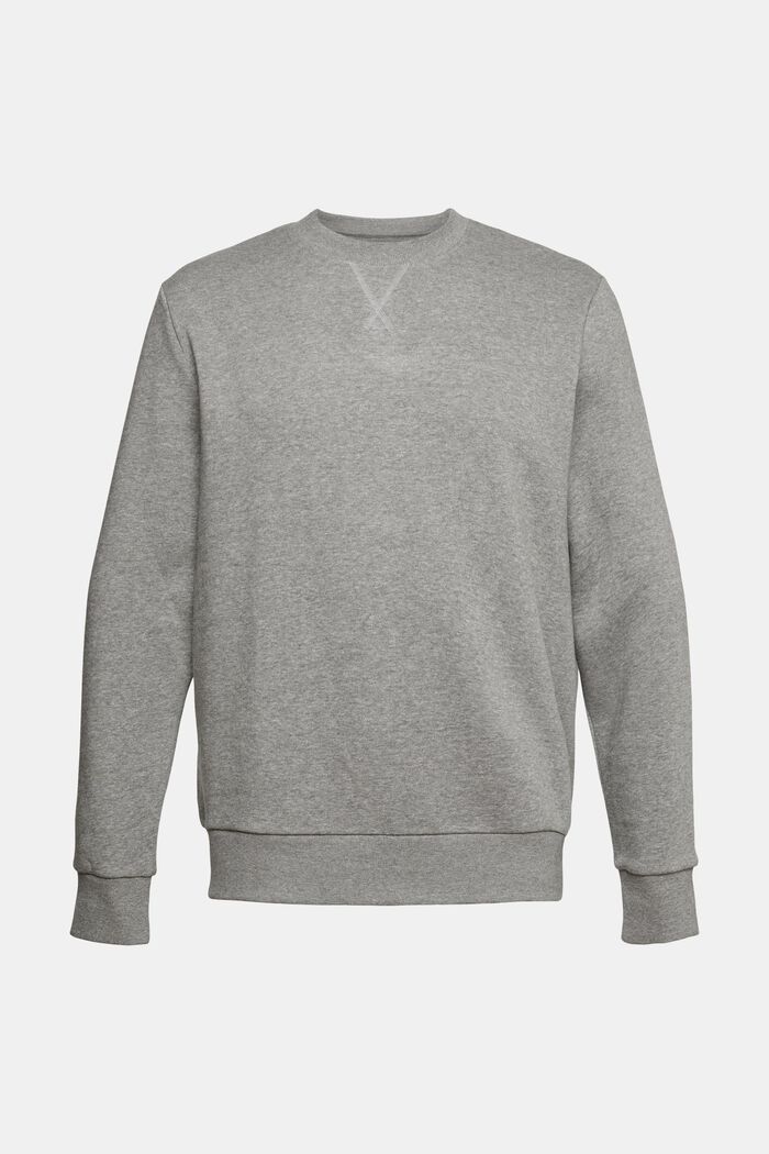 Genanvendte materialer: meleret sweatshirt, MEDIUM GREY, detail image number 1