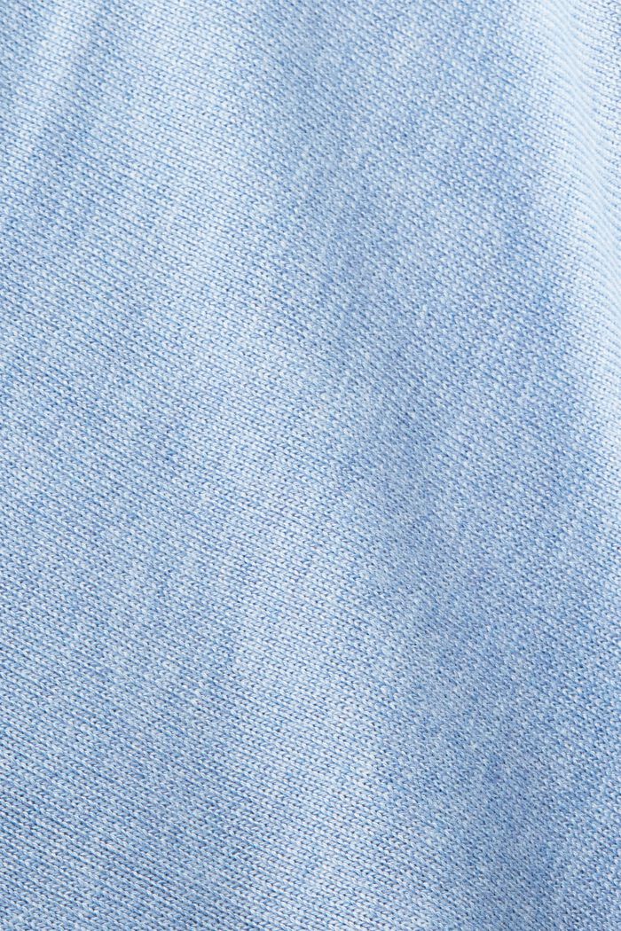 Tofarvet poncho, PASTEL BLUE, detail image number 2