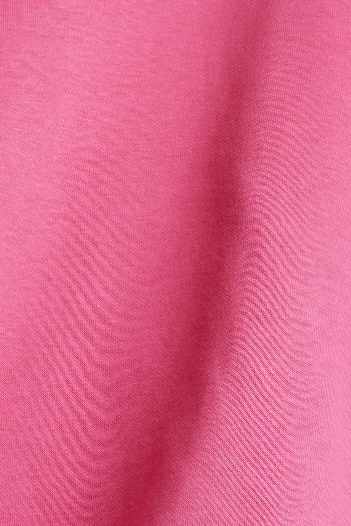 Stumpet sweatshirt med økologisk bomuld, PINK, detail image number 4