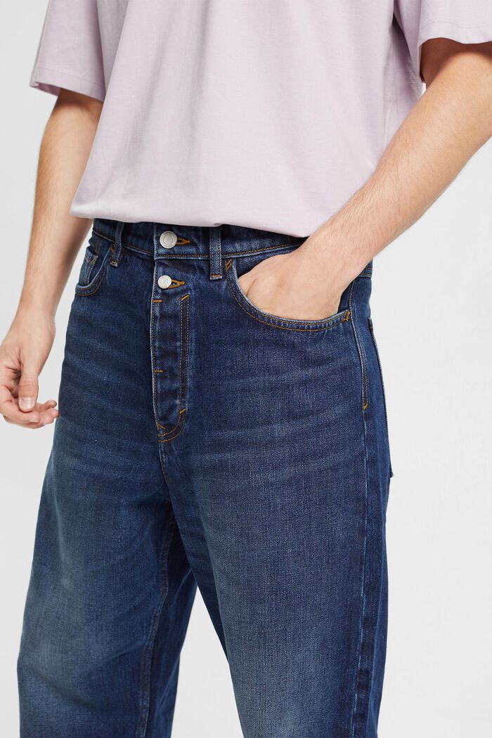Løstsiddende jeans, BLUE DARK WASHED, detail image number 0