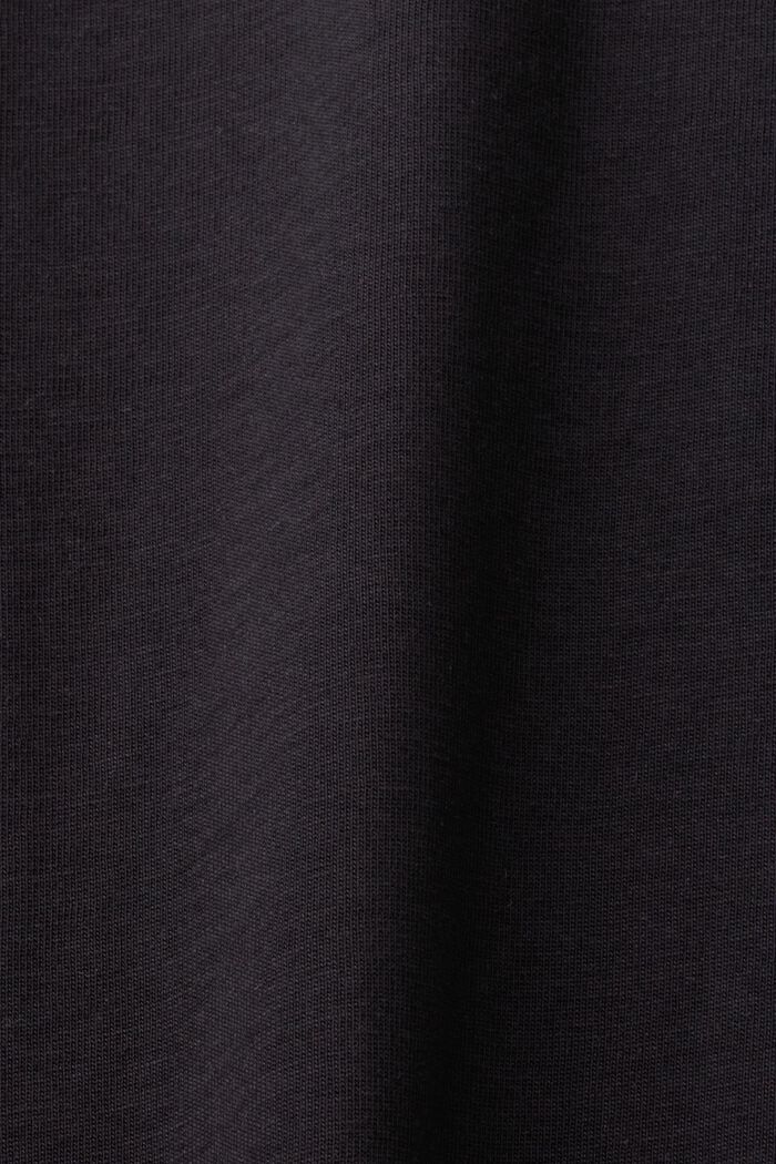 Longsleeve i jersey, 100% bomuld, BLACK, detail image number 4