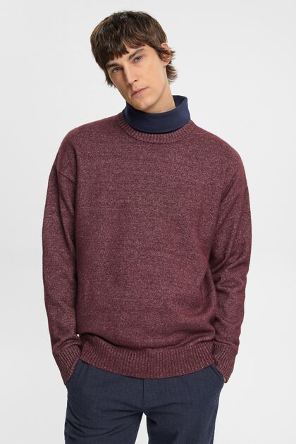 Sweater med rund hals
