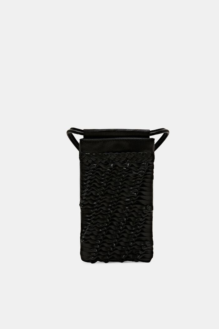Payton mobillomme i læder, BLACK, detail image number 0