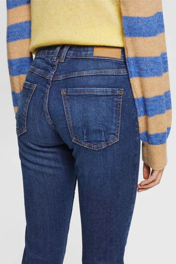 Jeans med slim fit, BLUE DARK WASHED, detail image number 4
