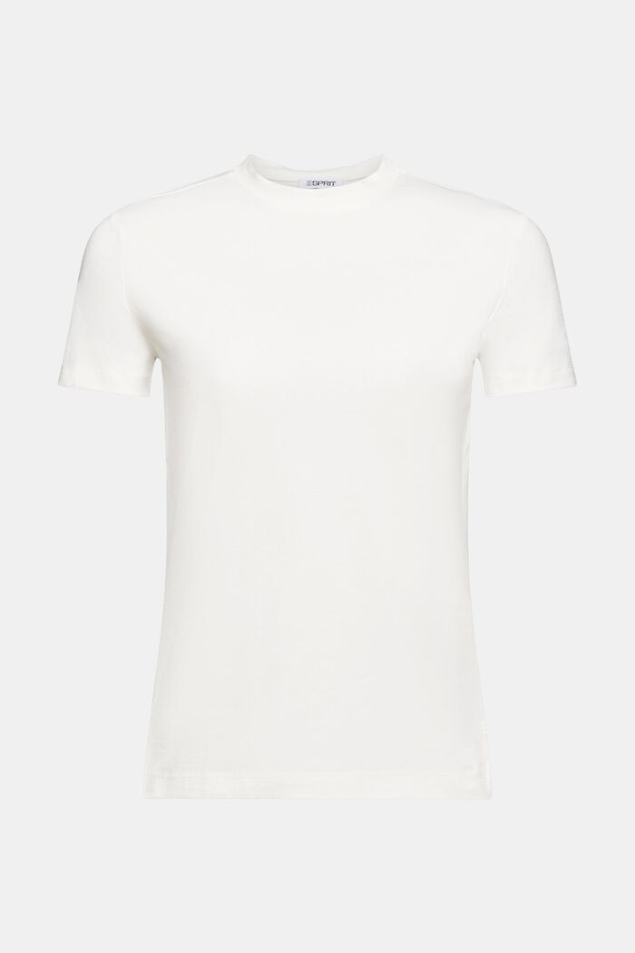 T-shirt med rund hals, OFF WHITE, detail image number 5