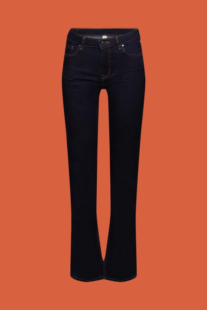 Superstretch-jeans med økologisk bomuld, BLUE RINSE, overview
