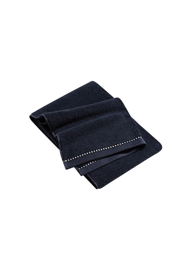 Med TENCEL™: Håndklædeserie af frotté, NAVY BLUE, detail image number 3