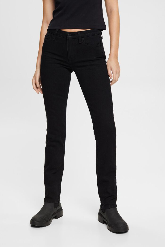 Jeans med vide ben, BLACK RINSE, detail image number 0