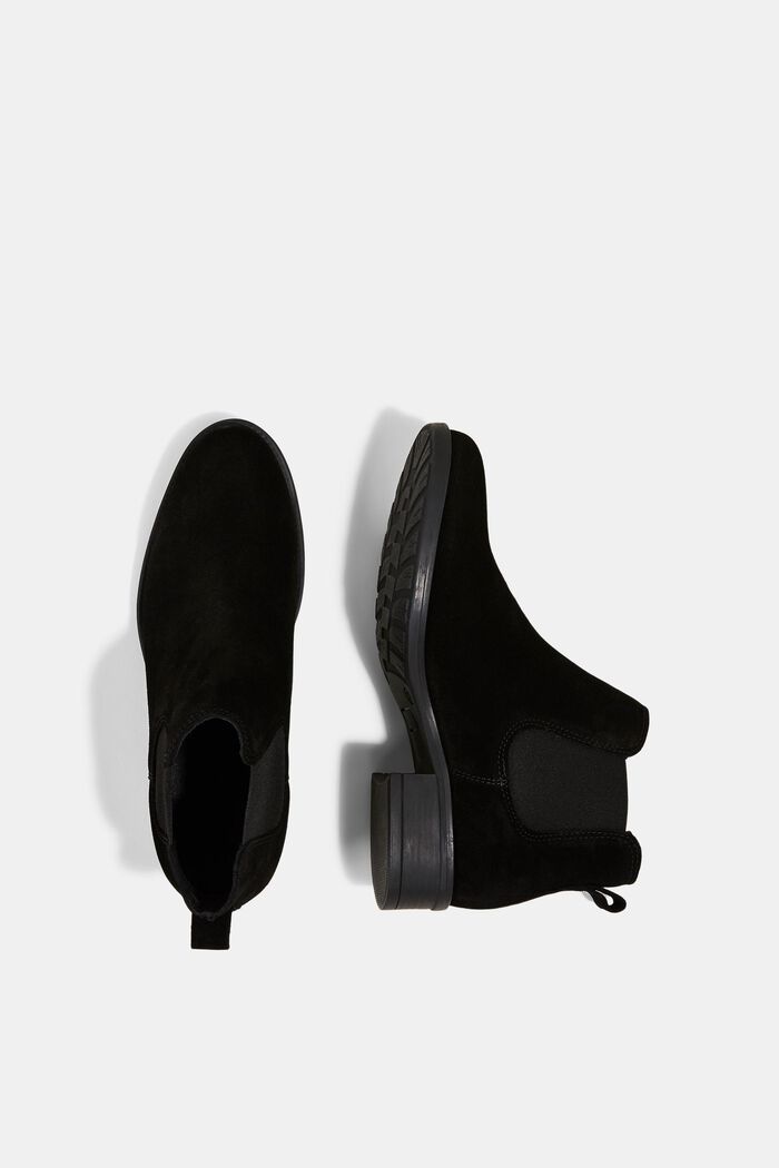 Chelsea-støvler i ruskind, BLACK, detail image number 1