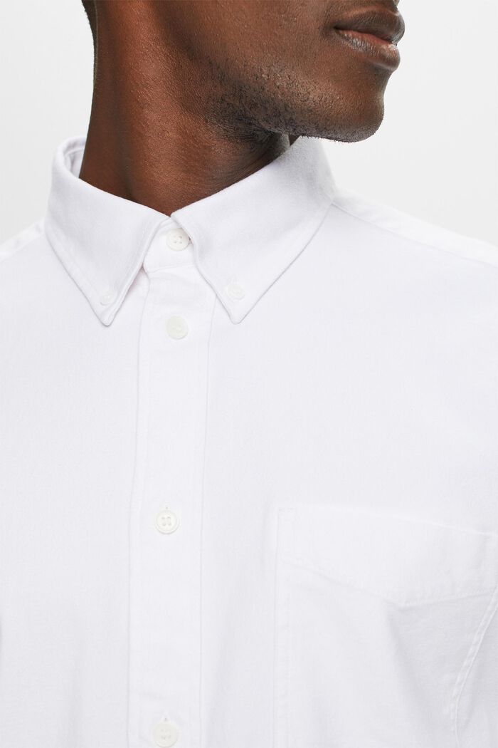 Regular fit-skjorte i twill, WHITE, detail image number 3