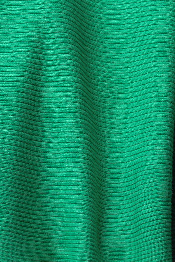 Ribbet hættetrøje af genanvendt stof, LIGHT GREEN, detail image number 1