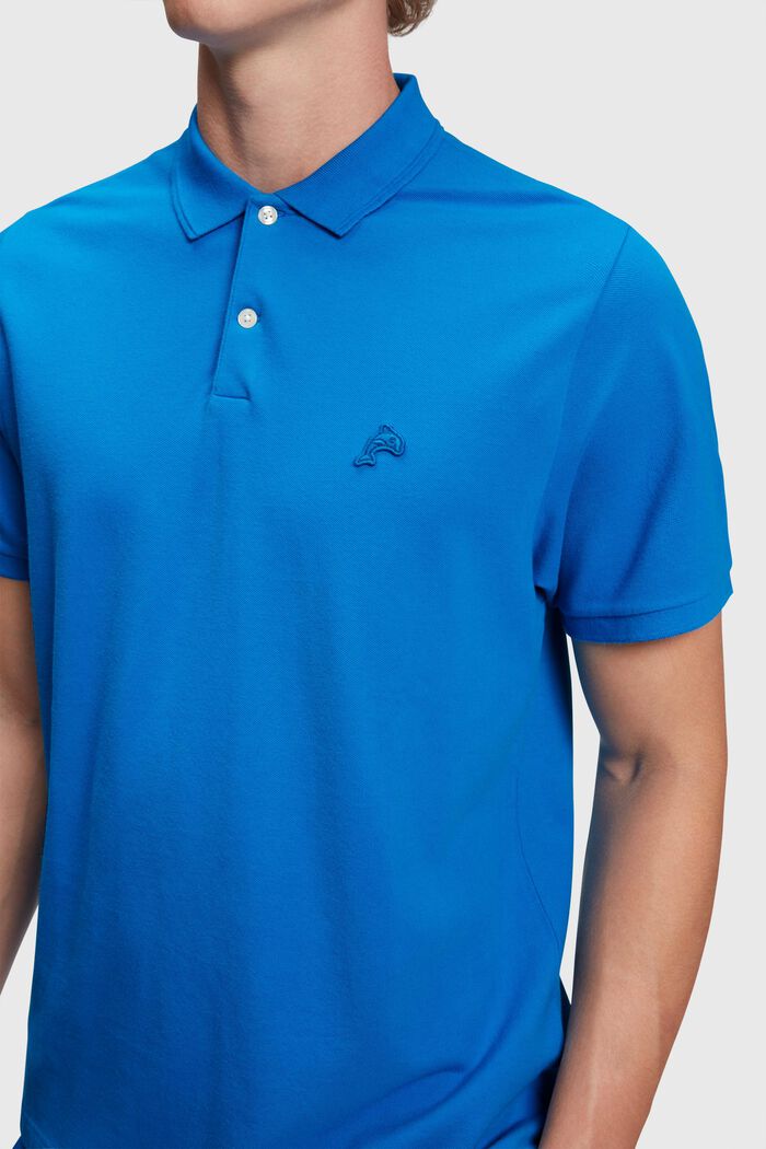 Dolphin Tennis Club klassisk polo, BLUE, detail image number 2