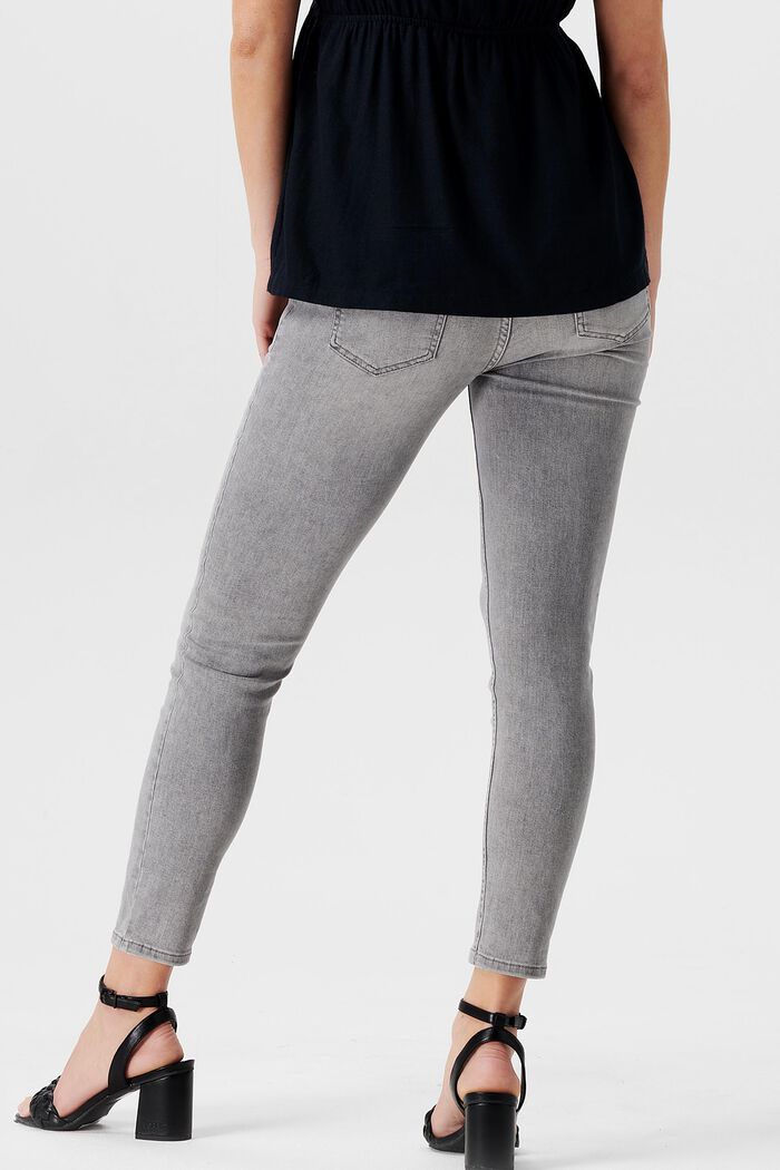 Jeans i skinny fit med høj støttelinning, GREY DENIM, detail image number 1