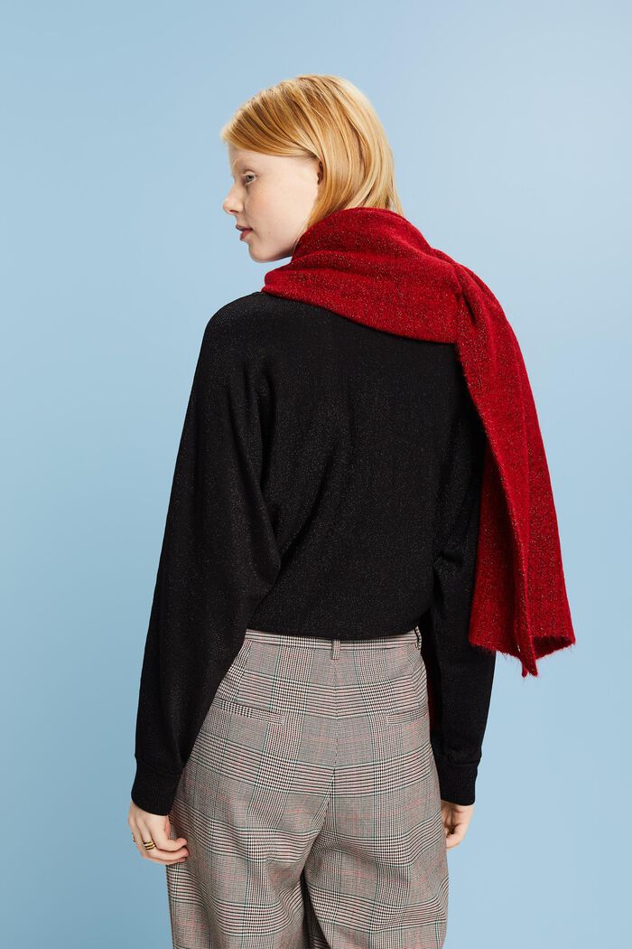 Sweater med flagermusærmer, LENZING™ ECOVERO™, BLACK, detail image number 2
