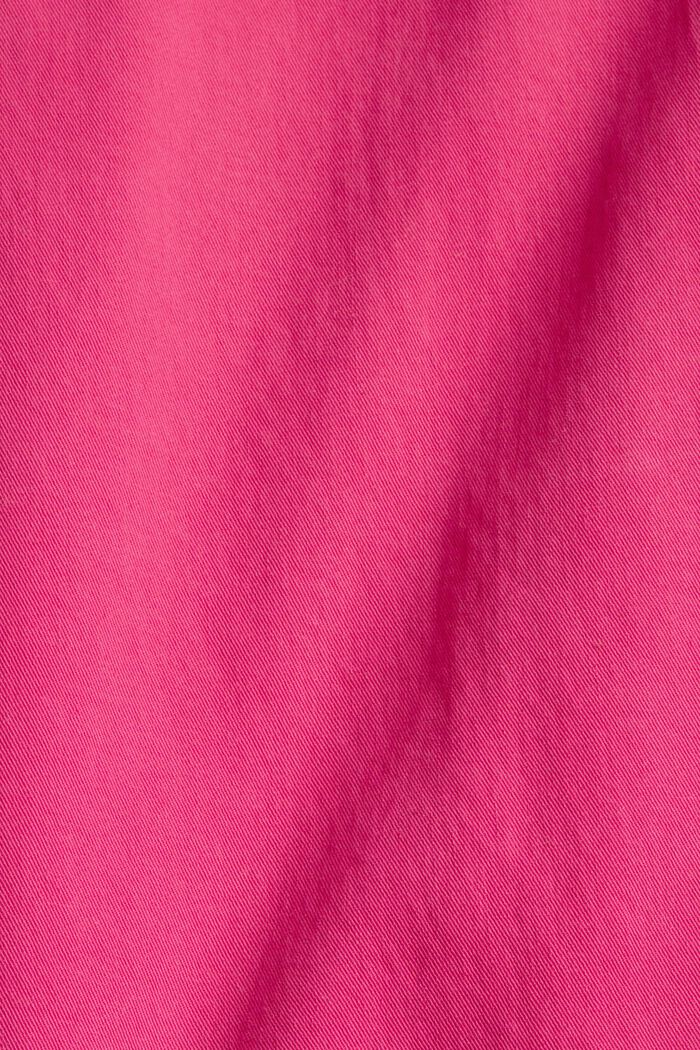 Bukser med læg under linningen, PINK FUCHSIA, detail image number 4