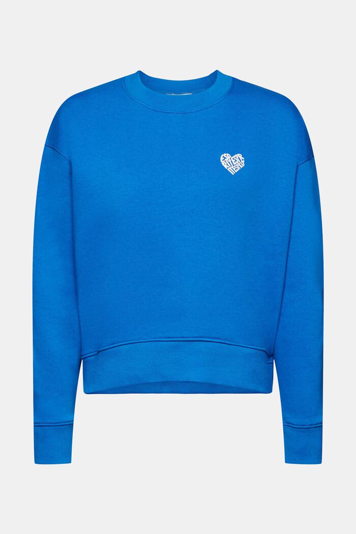Sweatshirt med logo, BLUE, detail image number 6
