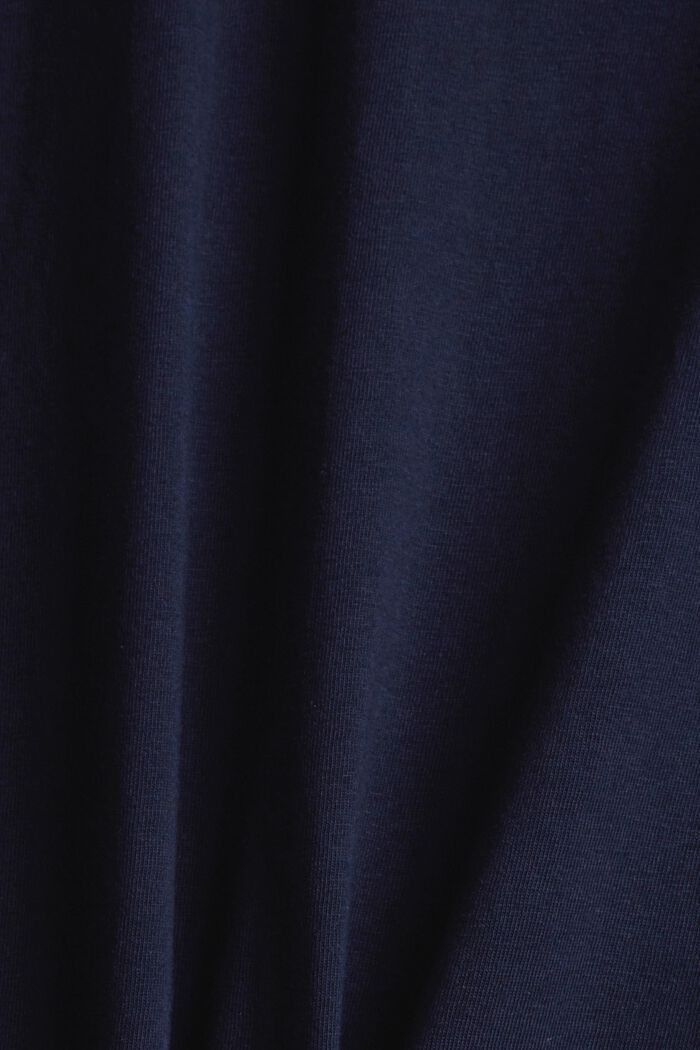 Jersey-T-shirt med store frontprint, NAVY, detail image number 4