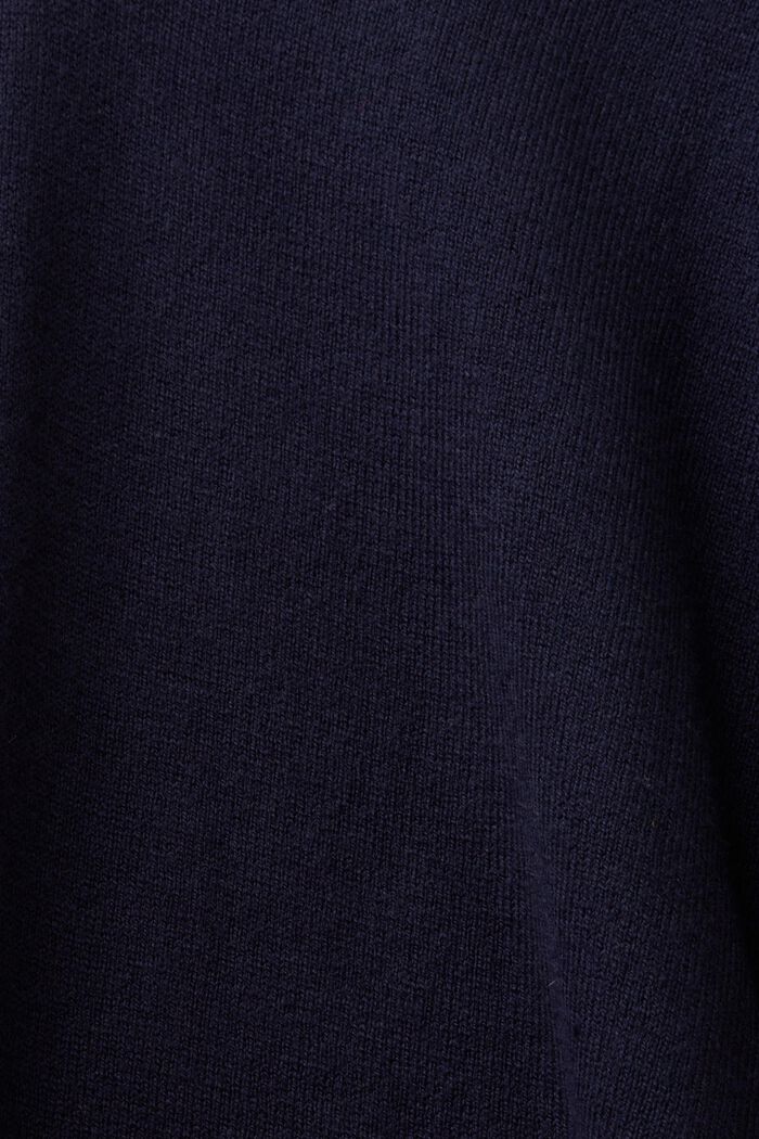 Sweater med V-hals, NAVY, detail image number 6