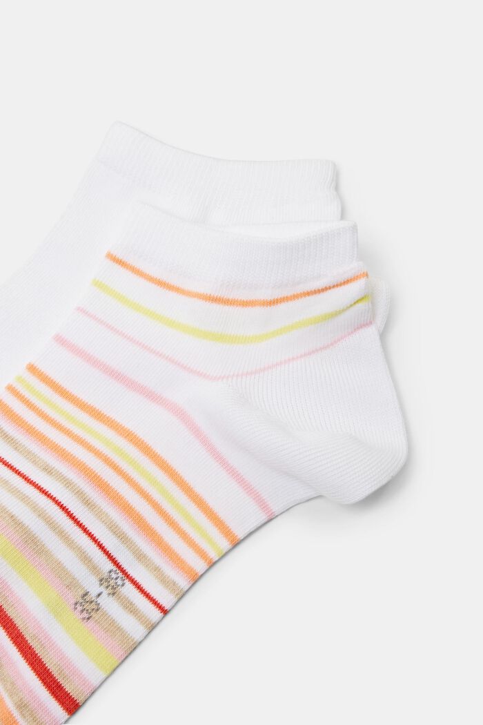 2-pak sokker i økologisk bomuld, ROSE/WHITE, detail image number 2
