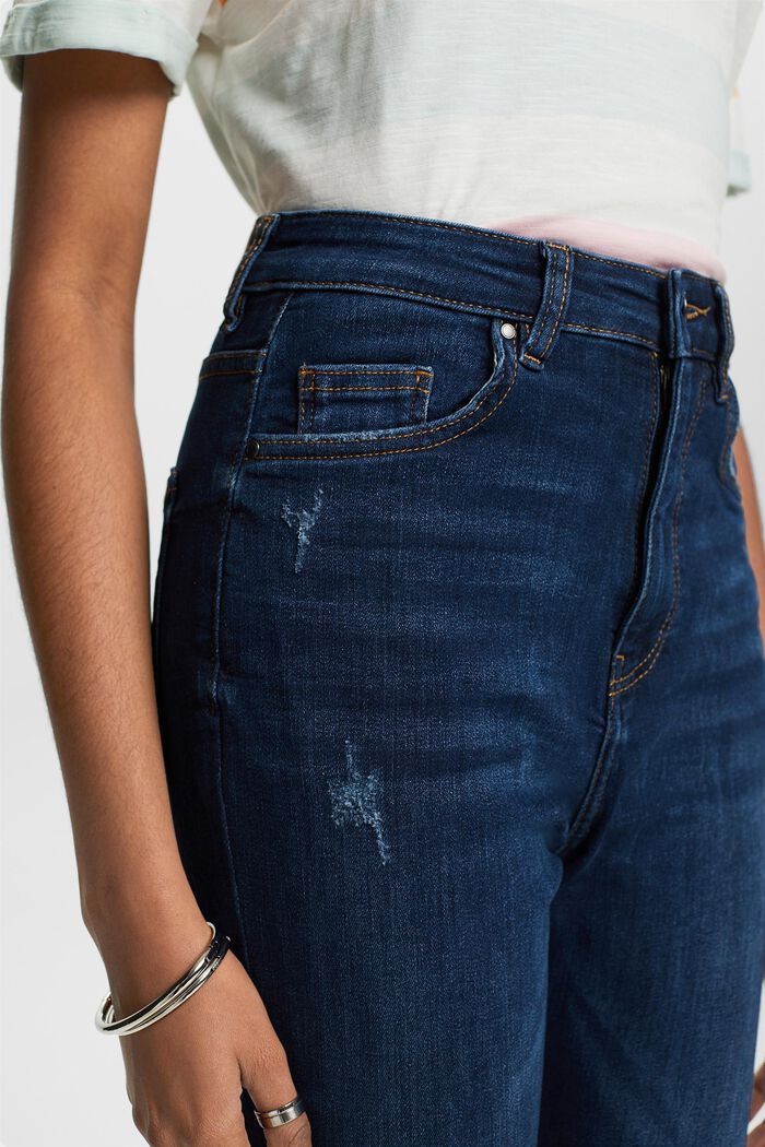 Superstretch-jeans, økologisk bomuld, BLUE LIGHT WASHED, detail image number 4