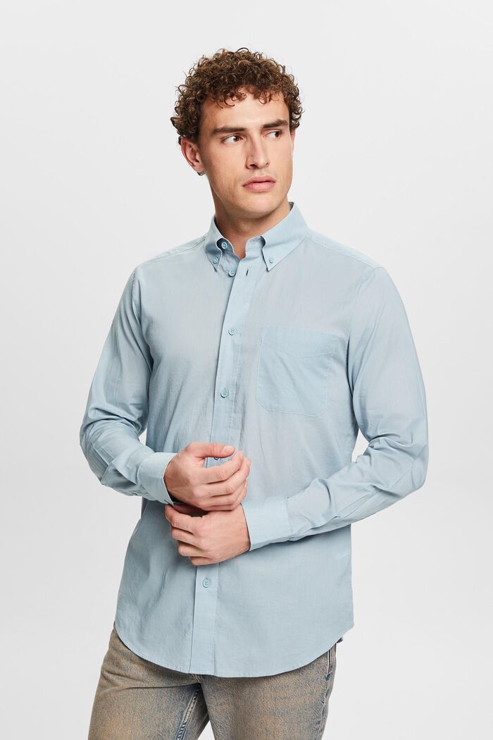 Button down-skjorte, LIGHT BLUE, detail image number 0