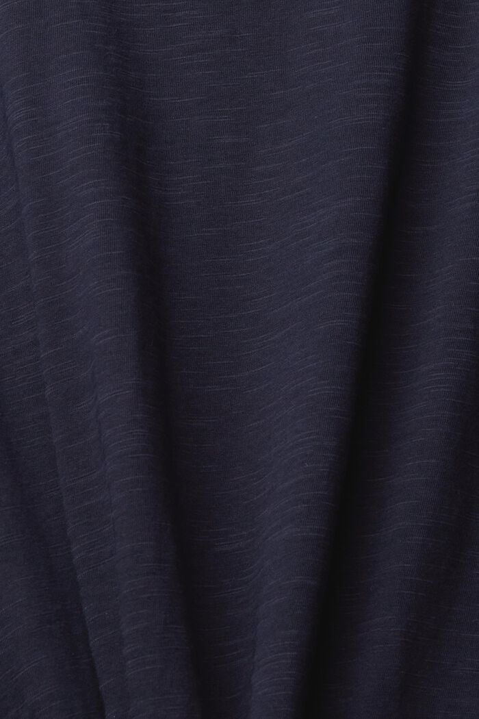 Jersey-T-shirt, 100% bomuld, NAVY, detail image number 1
