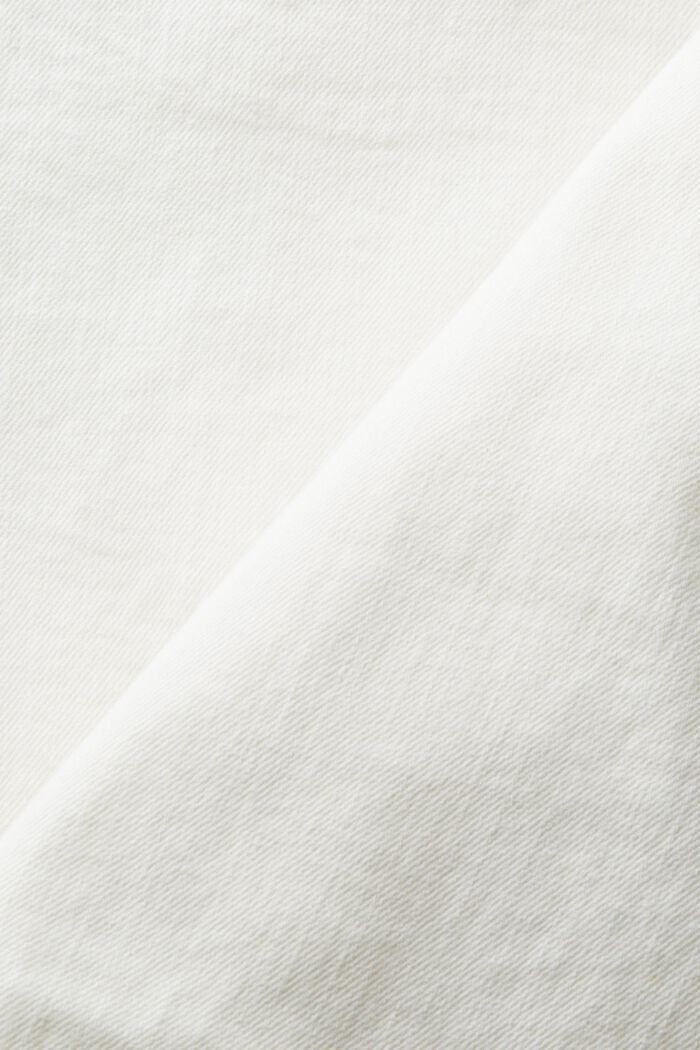 Bomuldsjeans med lige ben, OFF WHITE, detail image number 6
