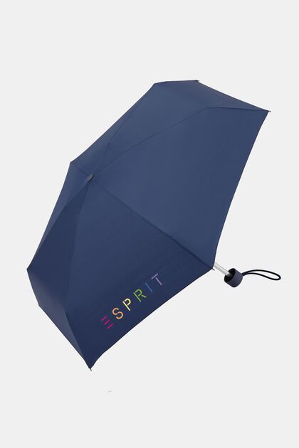 Ultralille paraply i lommeformat med lynlåspose