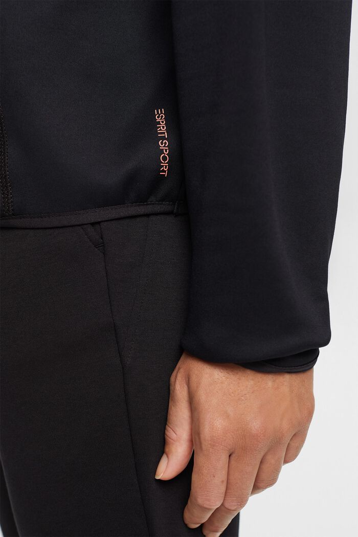Active-sweatshirt, E-DRY, BLACK, detail image number 2
