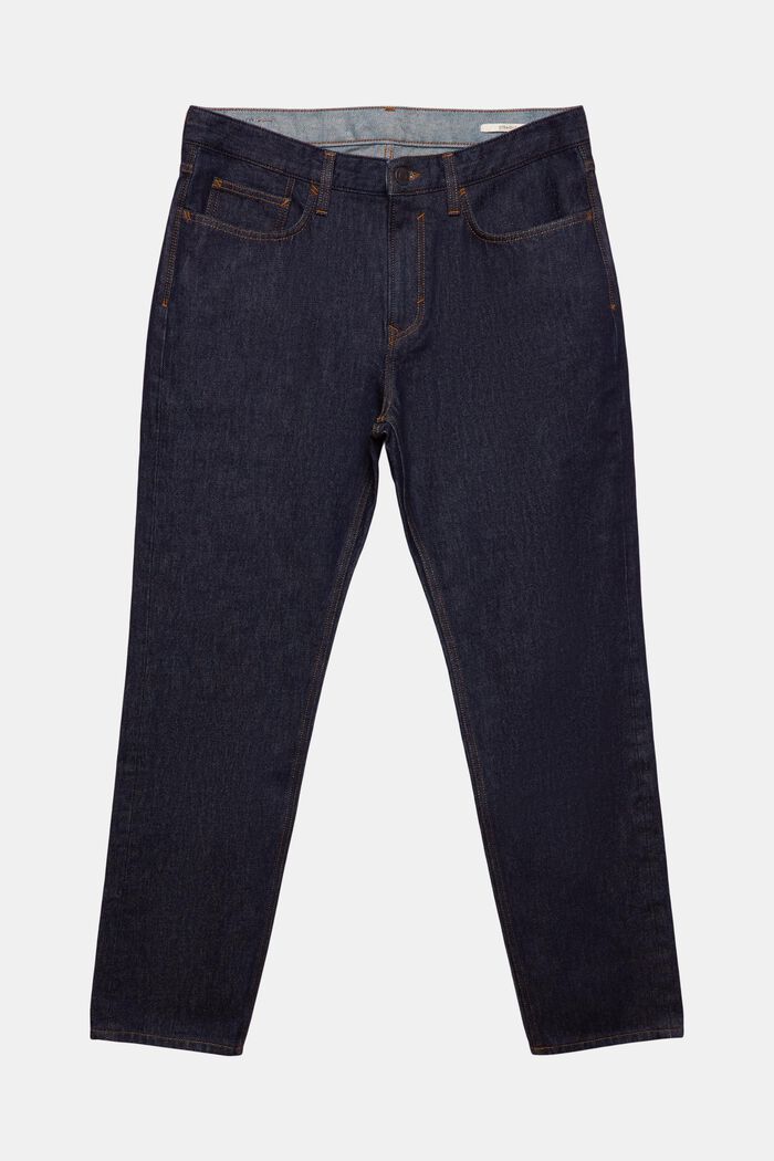 Lige jeans med mellemhøj talje, BLUE RINSE, detail image number 7