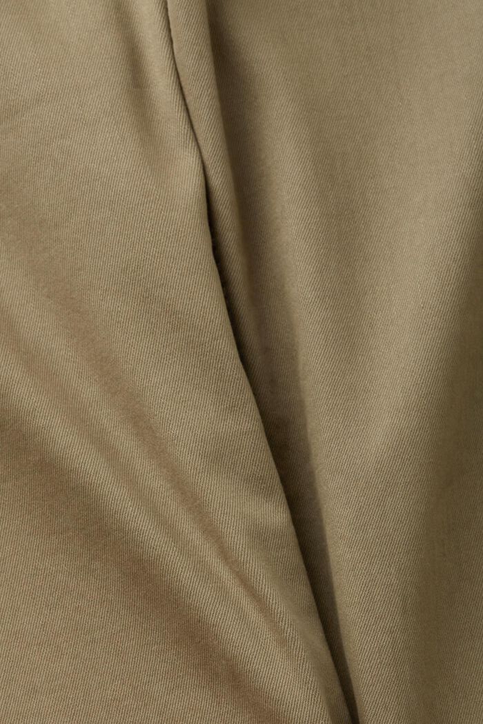 Capri-jeans med mellemhøj talje, KHAKI GREEN, detail image number 4
