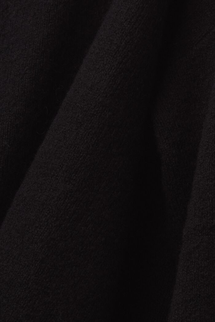Sweater med høj hals, BLACK, detail image number 5