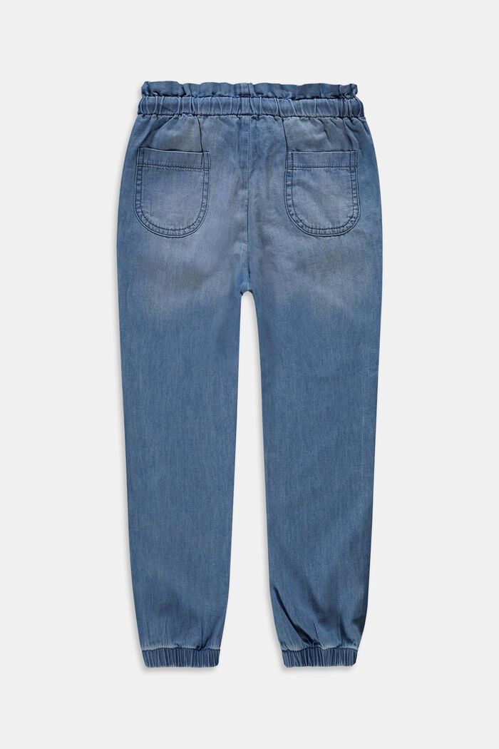 Jeans med indvendig snor i taljen