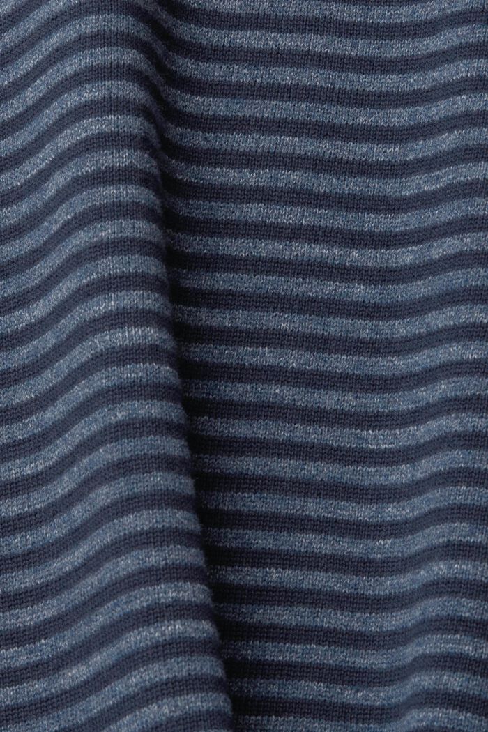 Stribet sweater, NAVY, detail image number 6