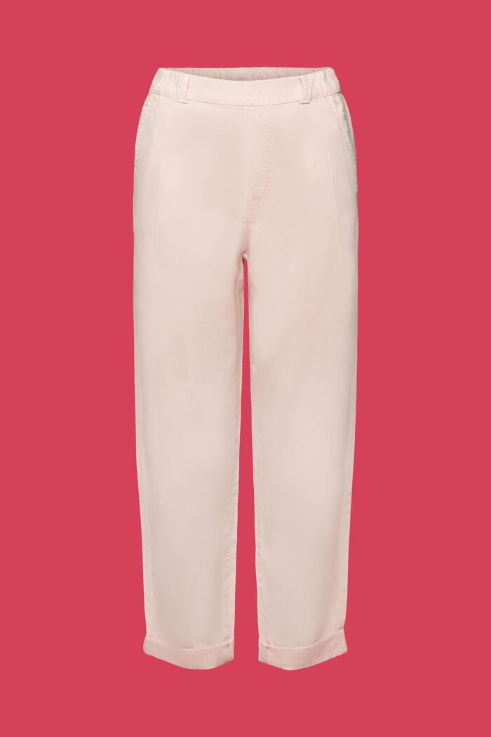 Cropped pull on-chinos, LIGHT PINK, detail image number 7