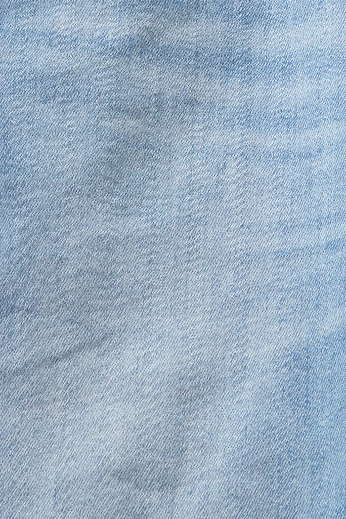 Skinny jeans med mellemhøj talje, BLUE LIGHT WASHED, detail image number 5