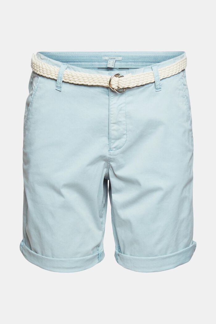 Woven Shorts, GREY BLUE, overview