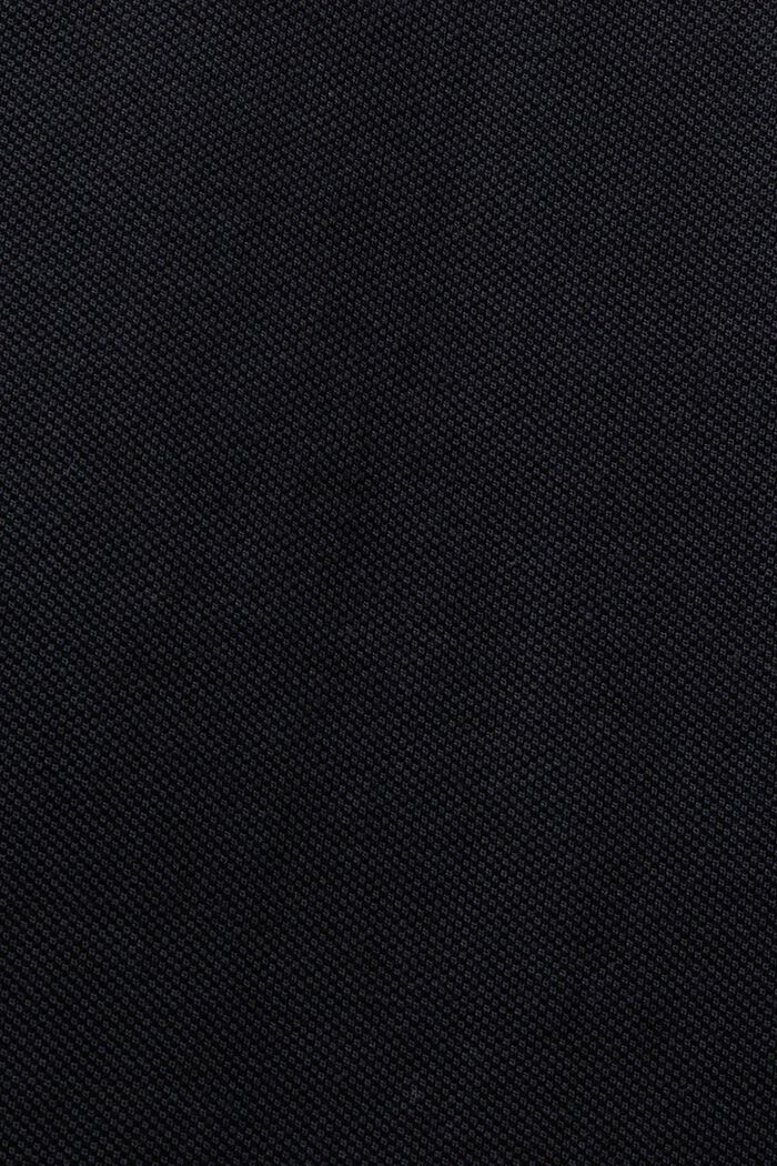 Poloshirt i bomuldspique, BLACK, detail image number 5