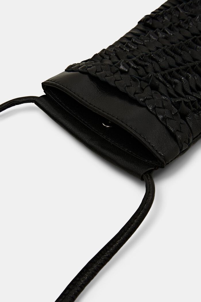 Payton mobillomme i læder, BLACK, detail image number 1