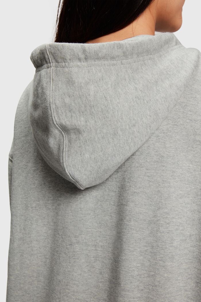 Unisex-sweatshirt med hætte, GREY, detail image number 5