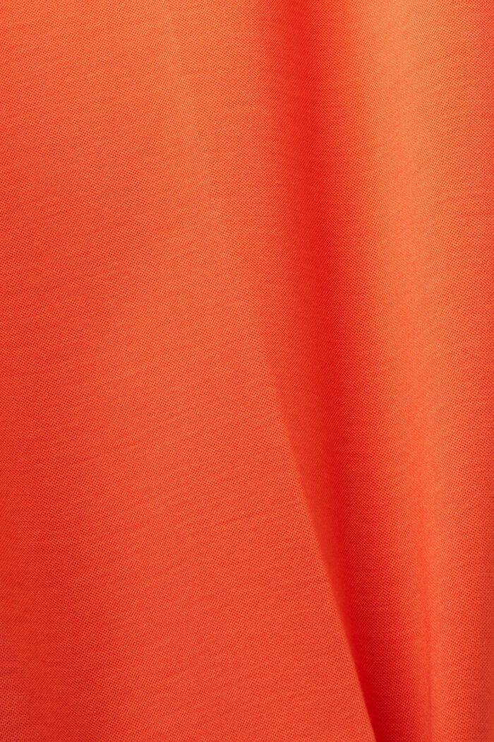 Bukser med høj talje og bælte, ORANGE RED, detail image number 5