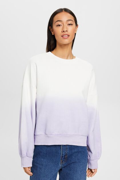 Oversized ombre-sweatshirt