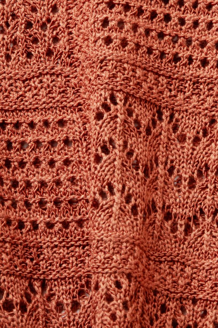 Ærmeløs pullover, TERRACOTTA, detail image number 5