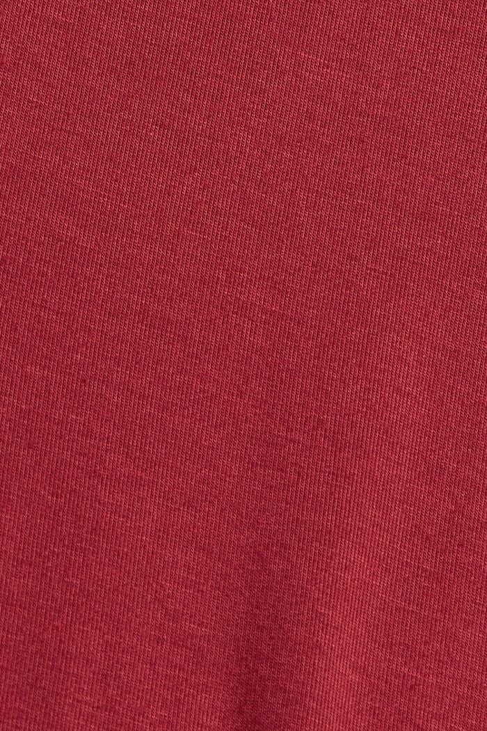 Jerseypyjamas i LENZING™ ECOVERO™, CHERRY RED, detail image number 4