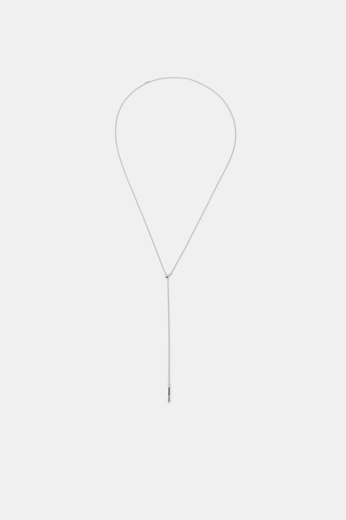 Y-halskæde i sterlingsølv, SILVER, detail image number 0