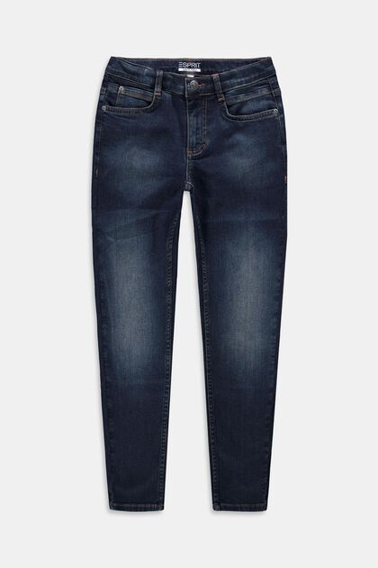 Tapered jeans med justerbar linning