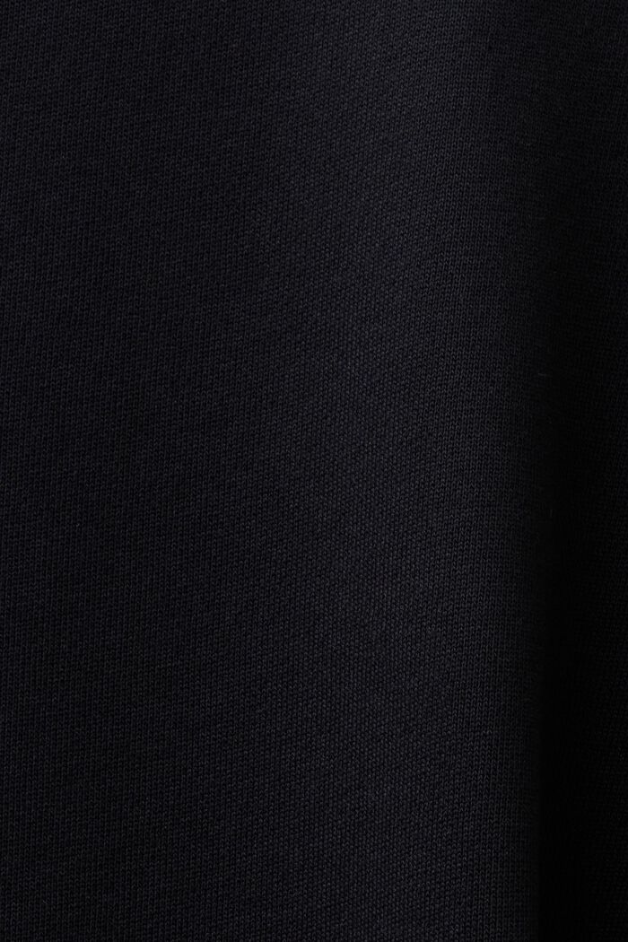 Oversized sweatshirt med print, BLACK, detail image number 6