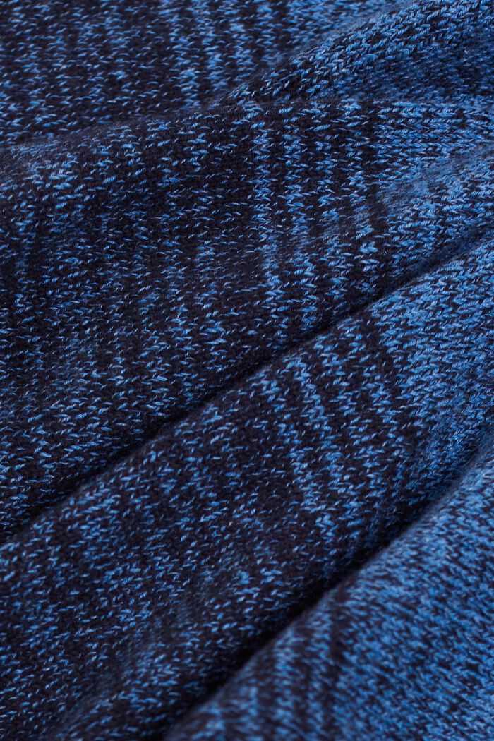 Pullover i bomuld med dégradé-effekt, NAVY, detail image number 5