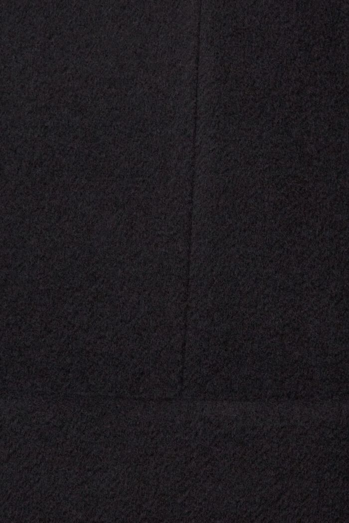 Frakke med uld, BLACK, detail image number 4